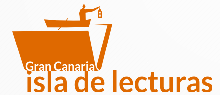 Logo de la web Isla de Lecturas con silueta de libro abierto y una persona en una barca con un faro