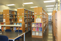 Interior biblioteca de Electrónica y Telecomunicaciones