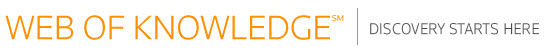 Logo de la plataforma Web of Knowledge en su nueva versión 5.2
