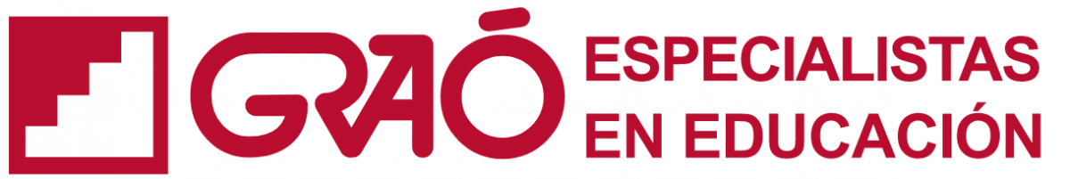 Logo con el texto Graó: especialistas en educación y un icono de escaleras.