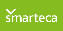 Logotipo de Smarteca con esta palabra en minúsculas blancas sobre fondo verde.