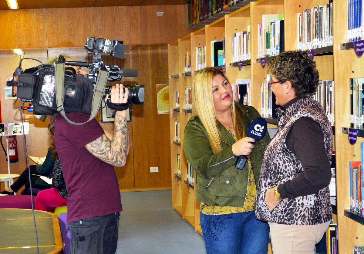 Entrevista en Televisión Canaria del Espacio Violeta