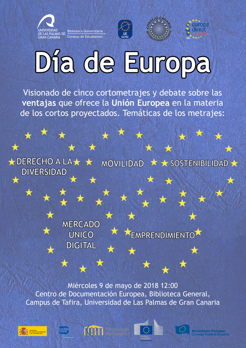 Cartel Día de Europa 2018