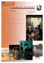 Listado de obras de Dickens con imágenes de las cubiertas de algunos de sus libros