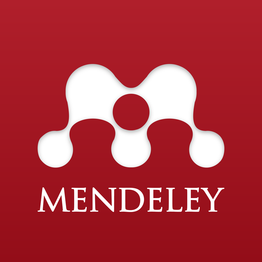 Logotipo de Mendeley con una letra eme