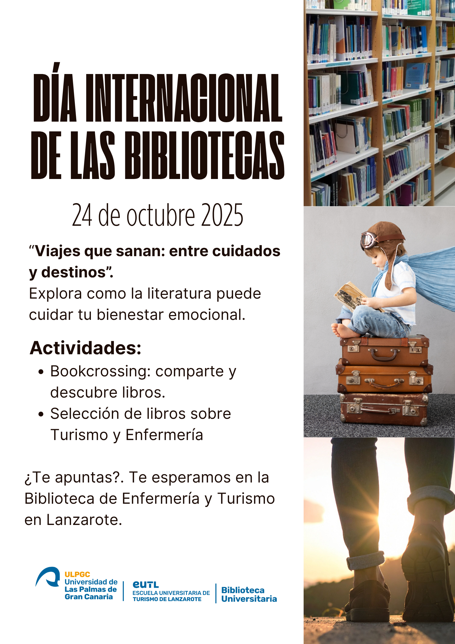 Cartel Día de las Bibliotecas 2025