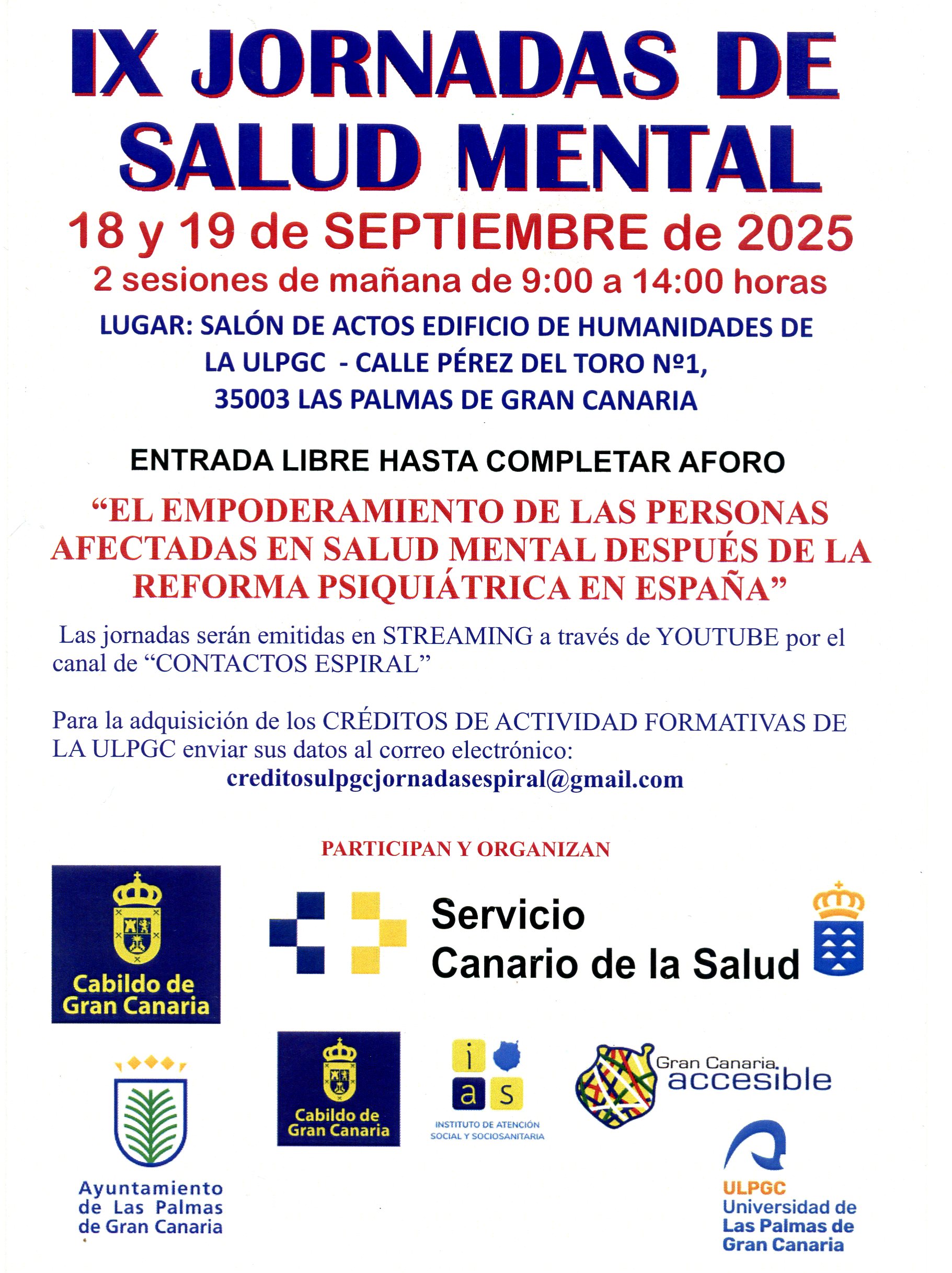 IX Jornadas de Salud Mental