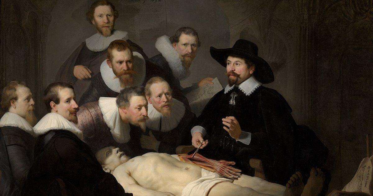 Lección de Anatomía. Rembrandt