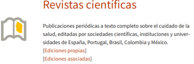 Revistas científicas
