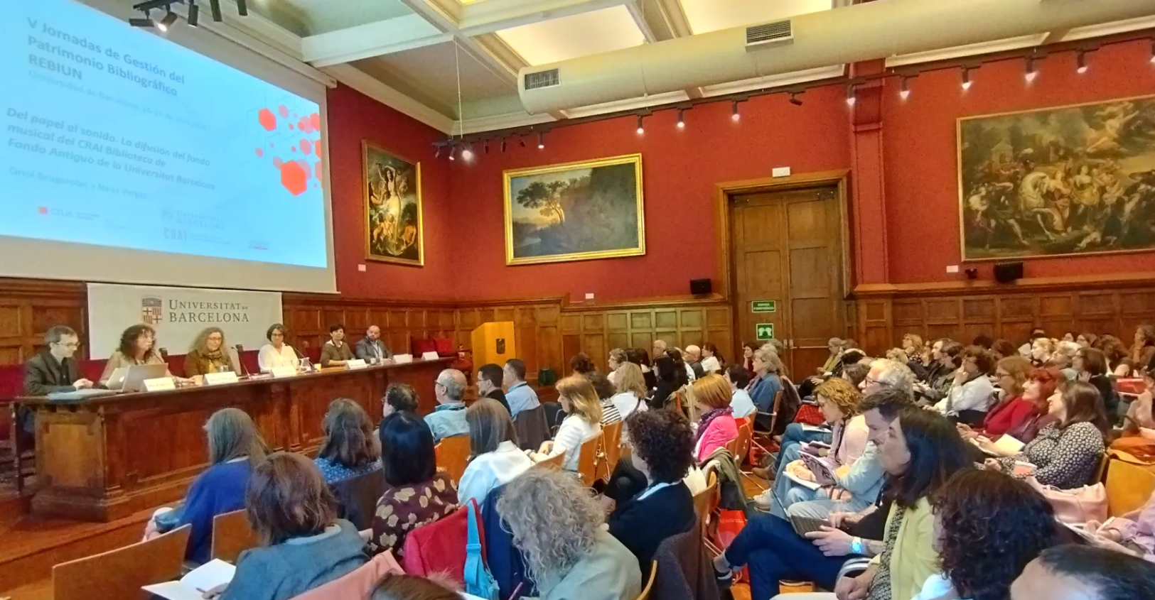 Imagen de las quintas Jornadas en la UB