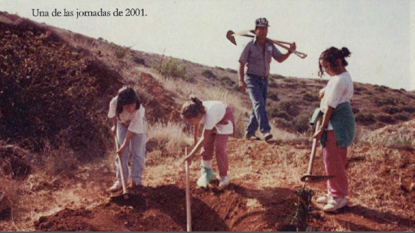 Voluntariado en 2001. Educación ambiental 