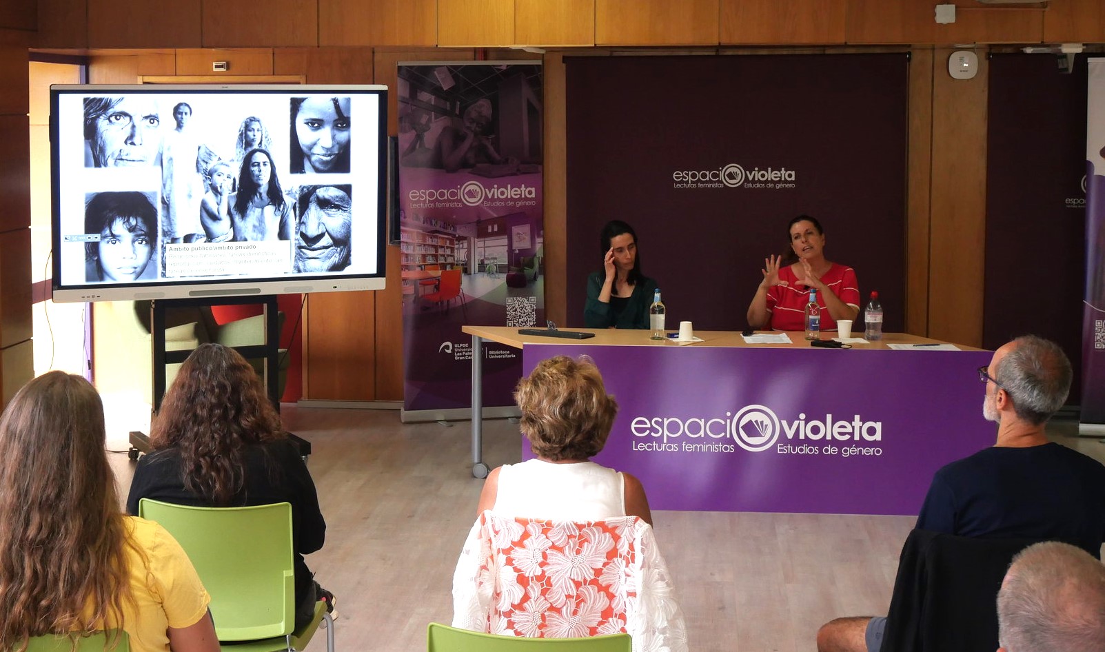 Charla sobre arqueología feminista en el Espacio Violeta