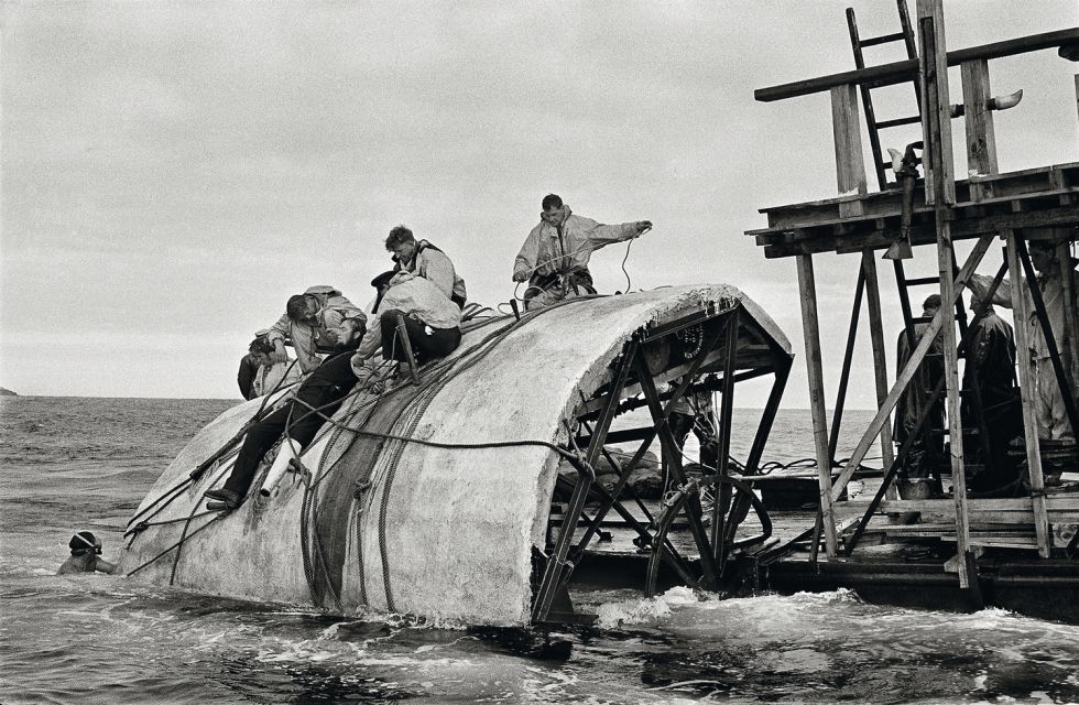  El rodaje de Moby Dick captado por Erich Lessing en 1954 en localizaciones de Gran Canaria. 
