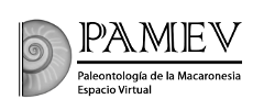 PAMEV. Paleontología de la Macaronesia Espacio Virtual 