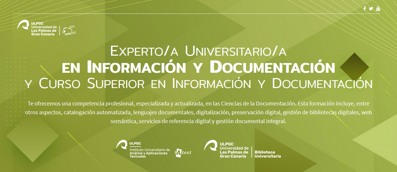 Título propio en Información y Documentación - ULPGC
