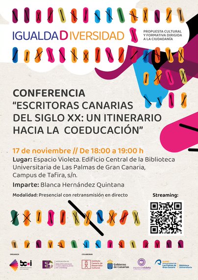 Conferencia "Escritoras canarias del siglo XX: un itinerario hacia la coeducación"