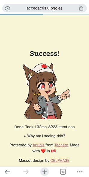 Dibujo de personaje femenino de manga con orejas de cánido, señalando. Texto: "Success!""