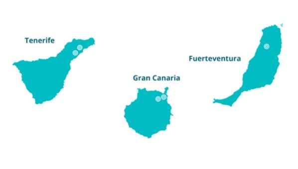 Fuerteventura, Lanzarote y Gran Canaria