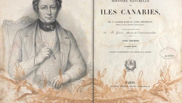 Portada de la Historia natural de las Islas Canarias