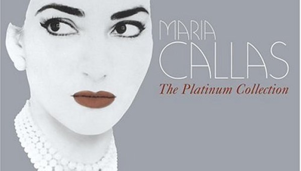 Cubierta disco Maria Callas The Platinum Collection