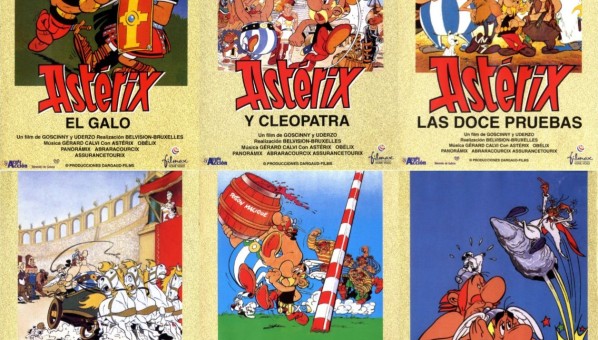"Carátulas videos Asterix"