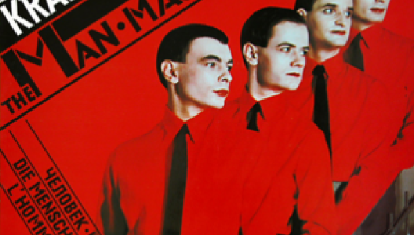 Carátula del disco Man Machine de Kraftwerk