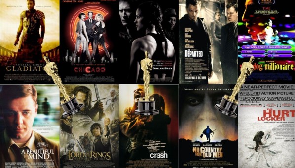 Carteles de películas ganadoras del Oscar 2001-2010