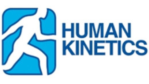 Logo de Human Kinetics con figura humana corriendo