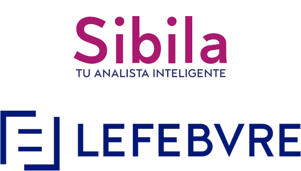 Logos de Sibila con el lema "Tu analista inteligente" y Lefebvre