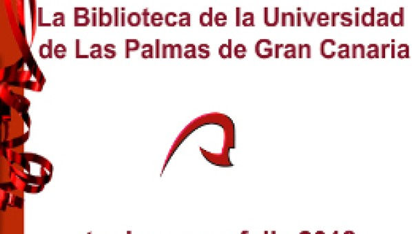 La Biblioteca de la Universidad de Las Palmas de Gran Canaria te desea un feliz 2018.